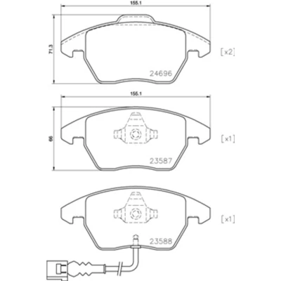Afbeelding van Brembo Remblokset P 85 146