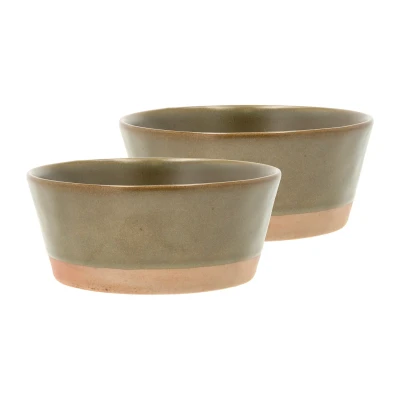 Afbeelding van Kom Villa Collection Evig Brown 15 x 6,5 cm (Set van 2)