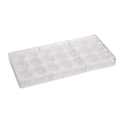 Afbeelding van Schneider DW291 Polycarbonaat Chocolade Mould Jewel, 24mm x 135mm 275mm, helder
