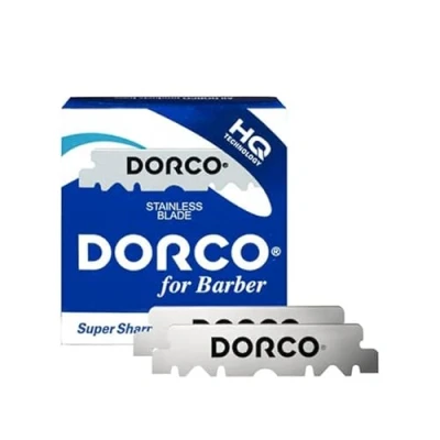 Afbeelding van Dorco Blades Roestvrijstalen Scheermesjes met Enkele Rand Kwalitatieve en Duurzame Scheerervaring Premium voor een gladde Scheerbeurt (100 Stuks)