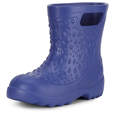Afbeelding van Ladeheid Kinder Regenlaarzen Gevoerd en Waterdicht Vederlicht EVA LA DW KidsSpring Korenbloem 817 28/29