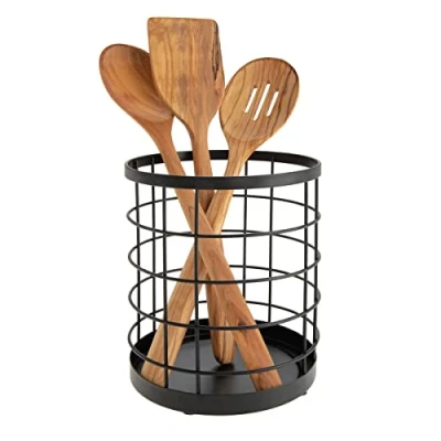 Afbeelding van Houder iDesign Austin voor Keukenhulpen Zwart (15,2 x 17,8 cm)