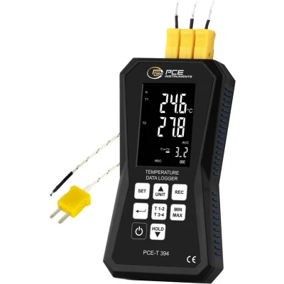 Afbeelding van PCE Instruments T 394 Temperatuur datalogger Te meten grootheid 200 tot 1370 C PDF functie