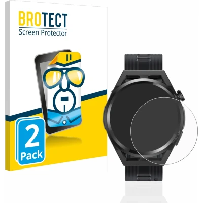 Afbeelding van BROTECT Screenprotector voor Huawei Watch GT Runner Folie Beschermfolie transparant (2 Stuks)