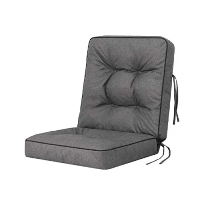 Afbeelding van Bjird Bankkussen voor tuinmeubelen, tuinbank, kussen schommelbank, kussens tuinschommelkussen, zitkussen, stoelkussen, indoor/outdoor, grijs, 60 cm (1 stuks)