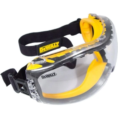Afbeelding van DEWALT DPG82 11D EU Veiligheidsbril Met anti condens coating Zwart, Geel EN 166 DIN