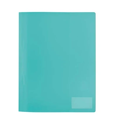 Afbeelding van HERMA 19497 snelhechtmap A4 transparant van afwisbare en duurzame kunststof met etiket, 1 zichtmap PP folie, turquoise