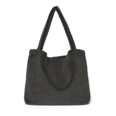 Afbeelding van Studio Noos Chunky Teddy Mom bag Dark Grey