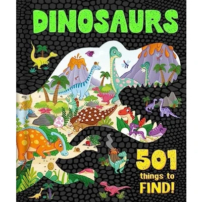 Afbeelding van Dinosaurs: 501 Things to Find!: Search &amp; Find Book for Ages 4 Up