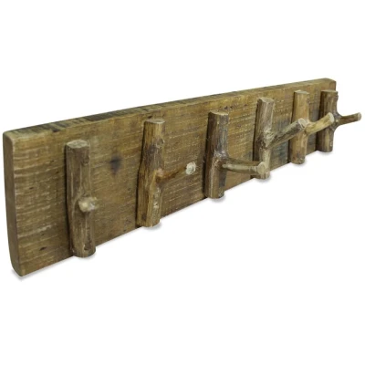 Afbeelding van Kapstok 60x15 cm massief gerecycled hout