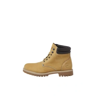 Afbeelding van JACK &amp; JONES Jfwstanton Nubuck Boot veterlaarzen voor heren, geel (honey), 40 EU