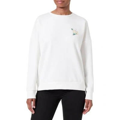 Afbeelding van Key Largo WSW Sorrento Round Sweater, Dames, Maat: Medium, Offwhite