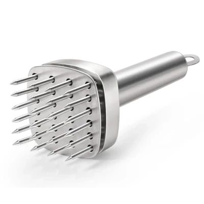 Afbeelding van Aliglow 304 Rvs Vlees Tenderizer Naald Hamer Tool Pounder Voor Mals En Ponding Biefstuk, Rundvlees Varkensvlees Kip BBQ Gevogelte