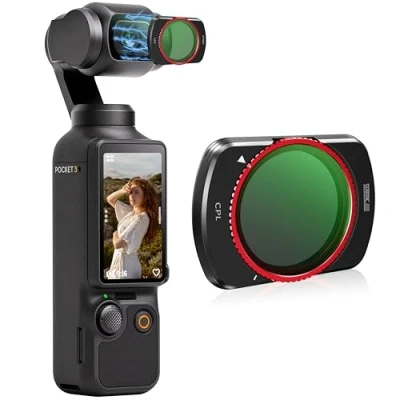 Afbeelding van TOMAT Pocket 3 CPL filter, magnetische lensfilter compatibel voor DJI Osmo Creator Combo aluminium versie