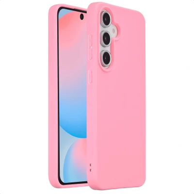 Afbeelding van imoshion Hoesje Geschikt voor Samsung Galaxy S24 FE Color Backcover Bubblegum Pink
