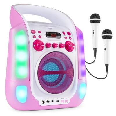Afbeelding van Fenton SBS30P draagbare karaoke set met Bluetooth, CD+G en microfoons