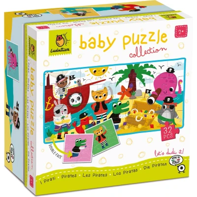 Afbeelding van Ludattica Baby puzzel piraten (32 stukken)