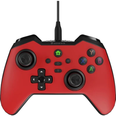 Afbeelding van GENESIS MANGAN 300 GAMEPAD PC/SWITCH/MOBIEL ROOD