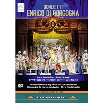 Afbeelding van Anna Bonitatibus, Sonia Ganassi, Coro Donizetti Enrico Di Borgogna (DVD)