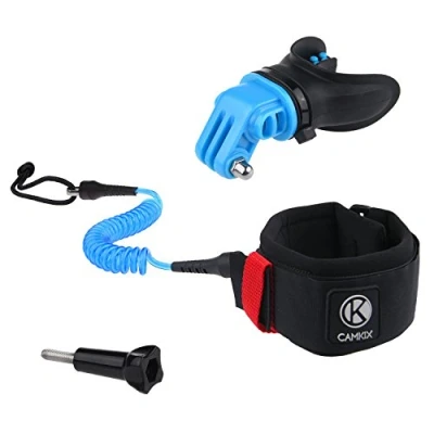 Afbeelding van CAMKIX Surf mondstuk en armriem compatibel met alle GoPro Hero camera&#039;s andere compatibele houder handsfree voor wateractiesporten