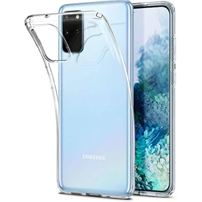 Afbeelding van Samsung Galaxy S20 Plus Hoesje Siliconen en TPU (zacht) Spigen Softcase/Backcover Transparant Telefoonhoesje