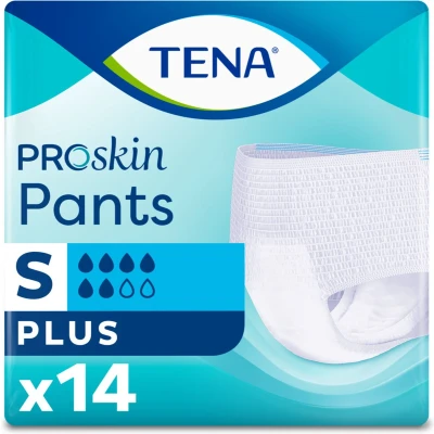 Afbeelding van 4x TENA Pants Plus ProSkin Small 14 stuks