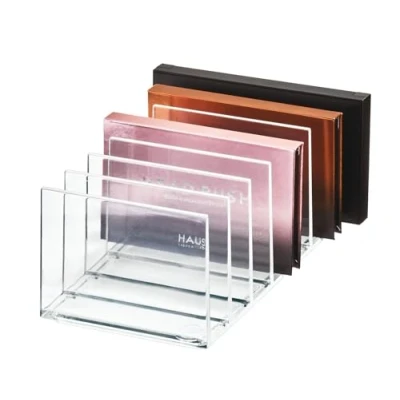 Afbeelding van Organiser iDesign Sarah Tanno Palet Station Transparant (20,3 x 10,2 7,6 cm)