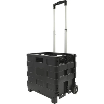 Afbeelding van Pro Plus Transport Trolley met Inklapbare Krat Maximale Belasting 25 kilo