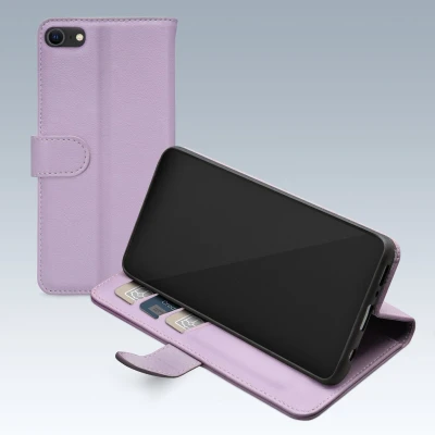 Afbeelding van Mobilize Premium Gelly Wallet Book Case Apple iPhone 6/6S/7/8/SE (2020/2022) Purple