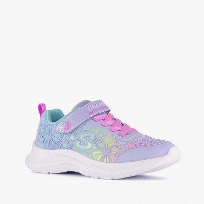 Afbeelding van Skechers Girls Jumpsters 2.0 meisjes sneakers Paars Maat 31
