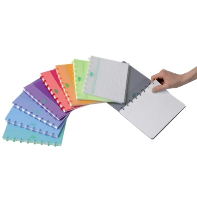 Afbeelding van Schrift Adoc A5 ruit 5x5mm 144blz 90gr PP transparant assorti