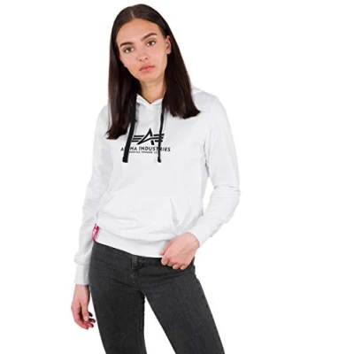 Afbeelding van Alpha Industries Hoodie, Dames, Maat: XL, White