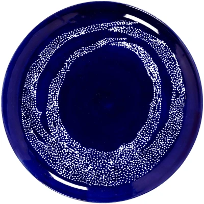 Afbeelding van Serax Feast By Ottolenghi DinerbordØ26.5 Set Van 2 Blue Dots White