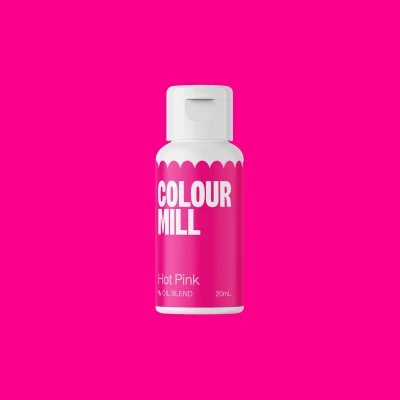 Afbeelding van Colour Mill Oil Blend Voedingskleurstof op Oliebasis Hot Roze 20ml