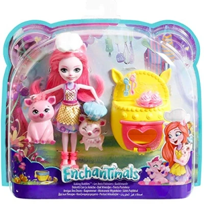 Afbeelding van ​Enchantimals Bakkerij Speelset met Petya Varkentje pop en twee varkentjes