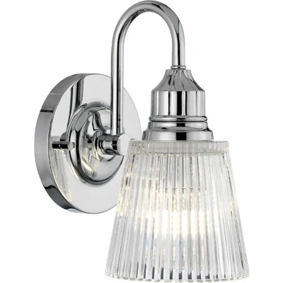 Afbeelding van Quintiesse LED Badkamerarmatuur Addison 3W 3000K 300Lm 830 IP44 Dimbaar Polished Chrome