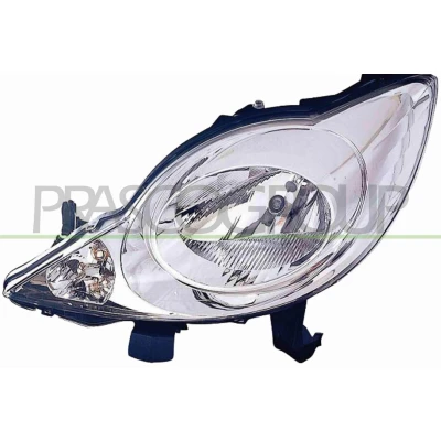 Afbeelding van PRASCO PG2014904 Koplampen Links H4 Transparent voor rechtsrijdend verkeer PEUGEOT: 107 Hatchback (PM, PN) 1.4 HDi, 1.0 2005 2014