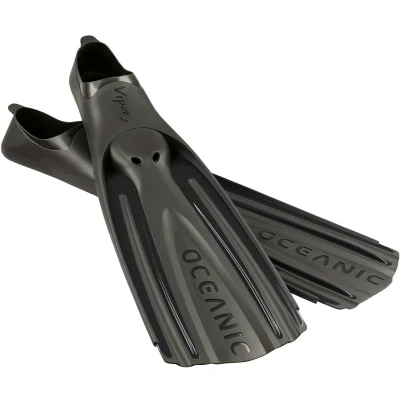 Afbeelding van Oceanic Viper 2 Ff Fins Black/Black Sm (38/39)
