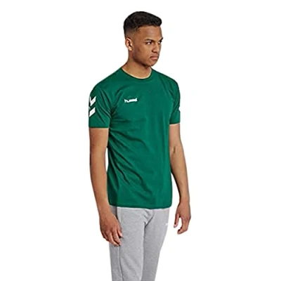 Afbeelding van Hummel Hmlgo Tshirt print, Heren, Maat: Medium, Evergreen