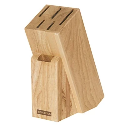 Afbeelding van Tescoma Mes en schaarblok, hout, beige, 16 x 8 21 cm