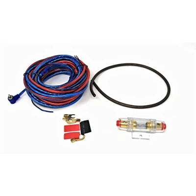 Afbeelding van TEMPO DI SALDI Complete set met RCA audiokabels voor de installatie van versterker auto subwoofer