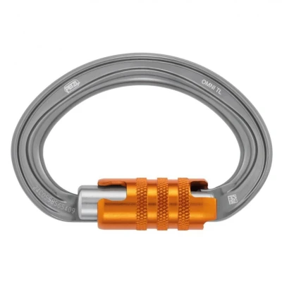 Afbeelding van Petzl Omni Triact Lock halve maan karabiner