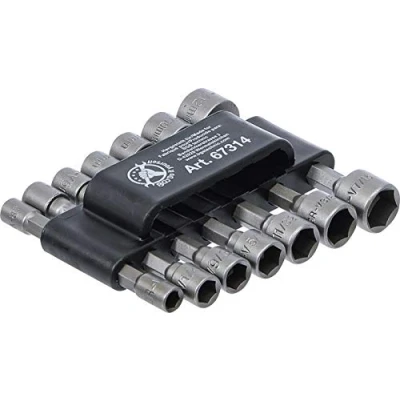 Afbeelding van BGS 67314 Jeu d’embouts/de douilles 6,3 mm (1/4&quot;) métriques + pouce 14 pièces