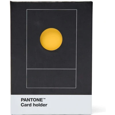 Afbeelding van Pasjeshouder Copenhagen Design Pantone in Giftbox Yellow