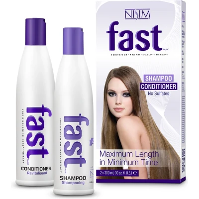 Afbeelding van Fast Hair kuur Haargroei Versnellende Shampoo &amp; Conditioner Sulfaat en parabeenvrij 2 x 300ml
