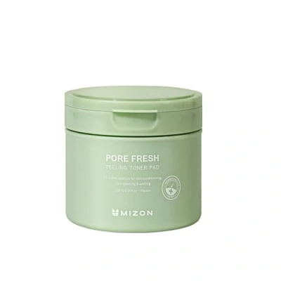 Afbeelding van [MIZON] PORE FRESH PEELING TONER PAD (x60) Koreaanse huidverzorging AHA, BHA, PHA Verzachtend Verkleint de poriën Schijven met exfoliërende lotion Geschikt voor gevoelige huid