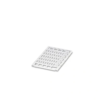 Afbeelding van Phoenix Contact 0819372 UC WMT (10X4) Kabelmarkeringdrager Montagemethode: Schuiven Markeringsvlak: 10 x 4 mm Wit Aantal markeringen: 480 stuk(s)