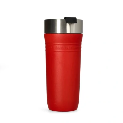 Afbeelding van Le Creuset On The Go Thermosbeker Kersenrood 350 ml
