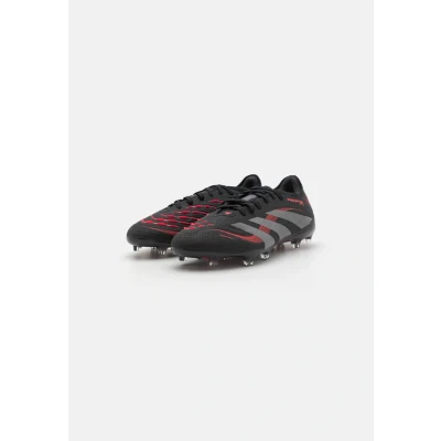 Afbeelding van adidas Performance Predator PRO FIRM Ground Voetbalschoenen met kunststof noppen, Heren, Maat: 42, Core black/grey four/lucid red