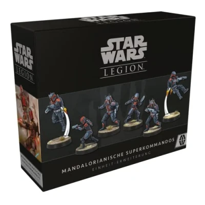 Afbeelding van Atomic Mass Games, Star Wars: Legion Mandaloriaanse Supercommando&#039;s, Eenheid Uitbreiding, Tabletop, 2 Spelers, Vanaf 14+ Jaar, 120 180 minuten, Duits